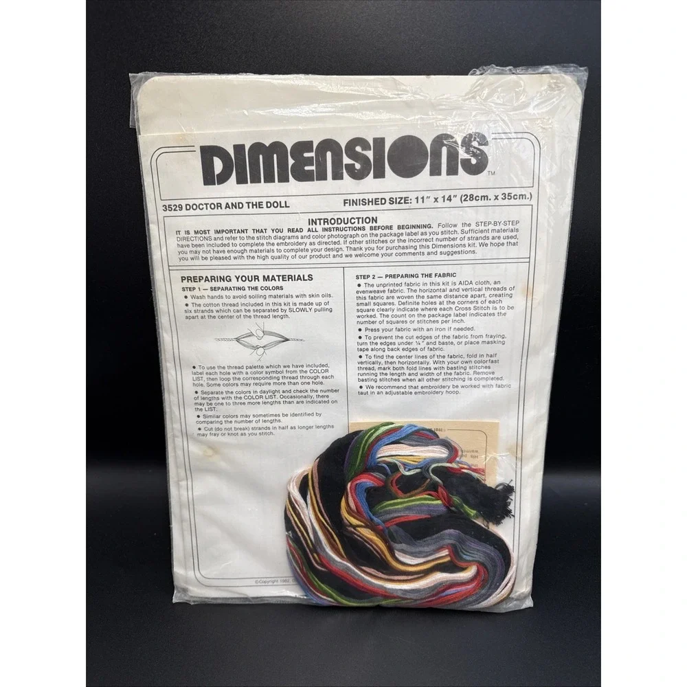 Dimensions Cross Stitch Kit Norman Rockwell Doctor and The Doll NEW Open